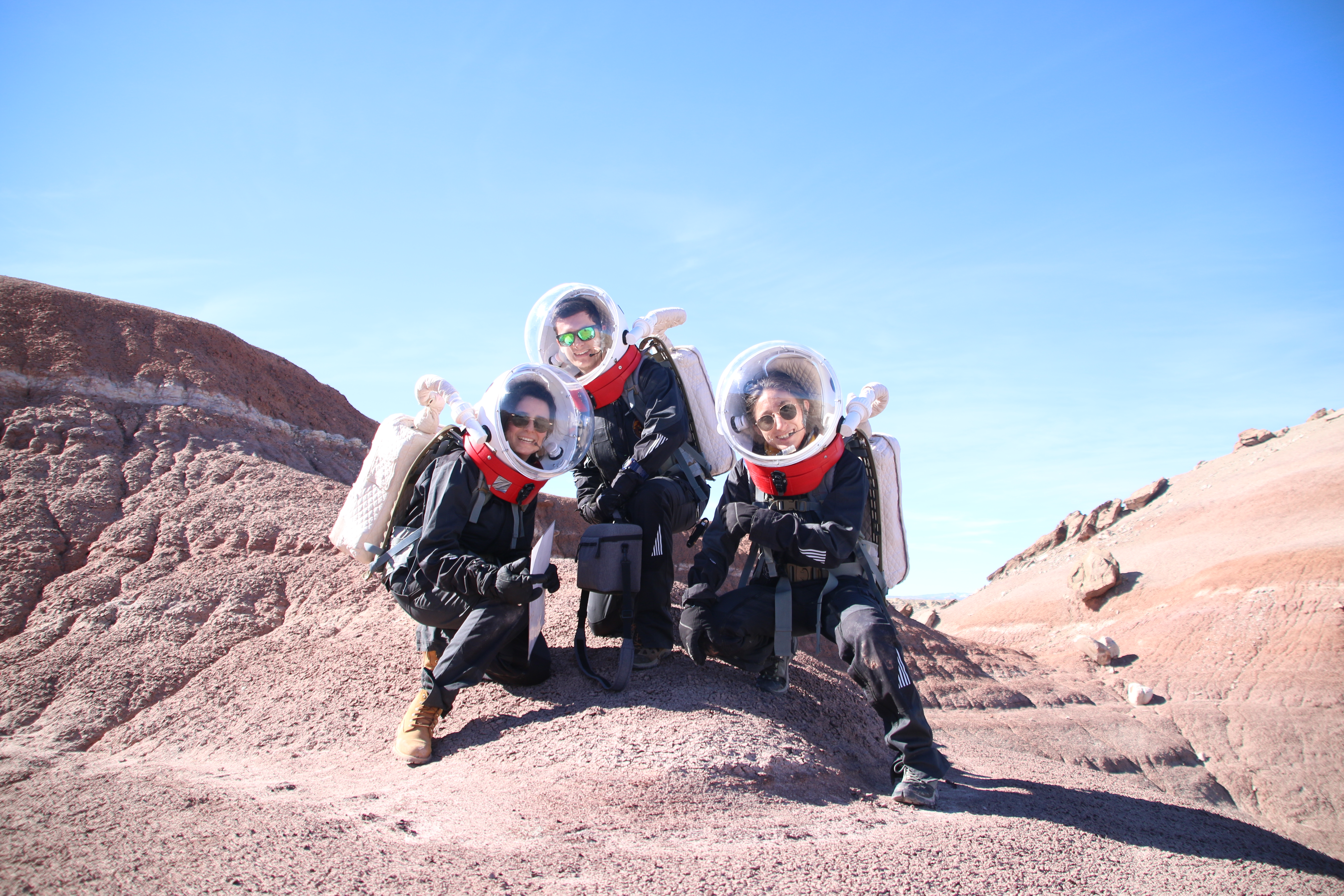 Left to right: Elena, Mathéo, Valentine